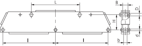Коромысла трехцепные двухреберные типа 3КД2 Коромысла трехцепные двухреберные типа 3КД2