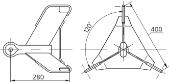 Коромысло универсальное лучевое ЗКУ-16-1 Коромысло универсальное лучевое ЗКУ-16-1