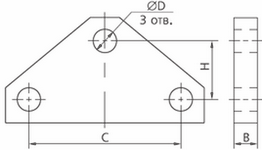 Коромысла двухцепные типа К2 Коромысла двухцепные типа К2