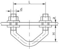 Узел крепления типа КГП Узел крепления типа КГП