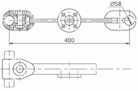 Распорка специальная типа РС-6-400 Распорка специальная типа РС-6-400